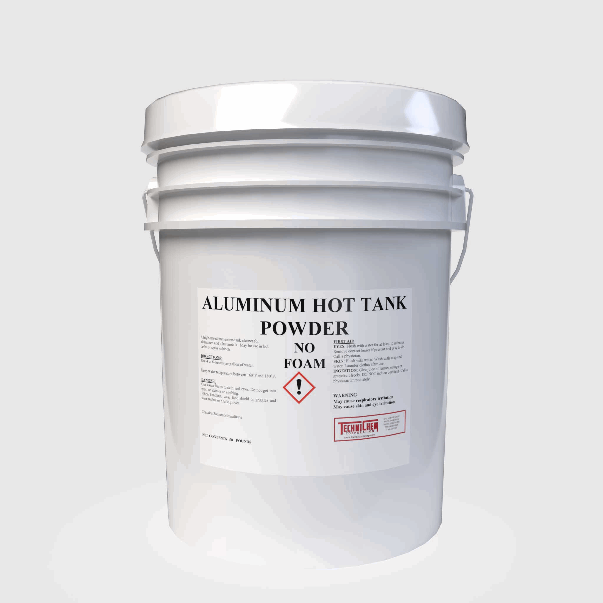 Hot Tank Powder for Aluminum Parts — TECHNICHEM
