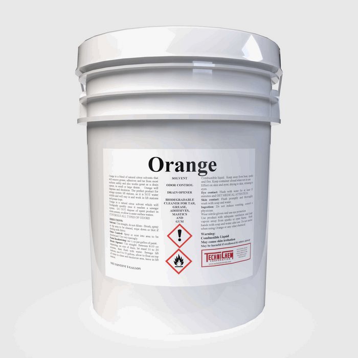 Orange-Sol Spot Remover Citrus Solvent-5 Gallon - Chemical Concepts