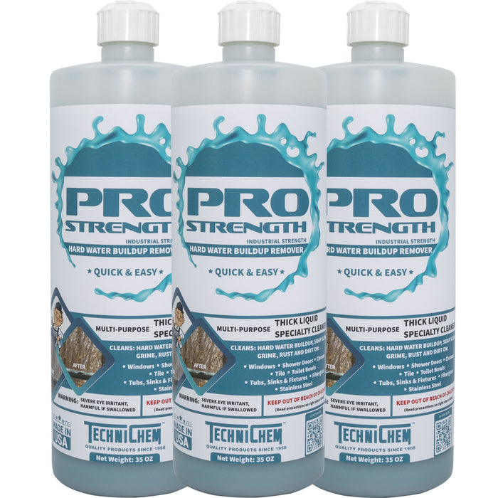 Pro Strength, Hard Water and Mineral Remover 3 Quart Bottles
