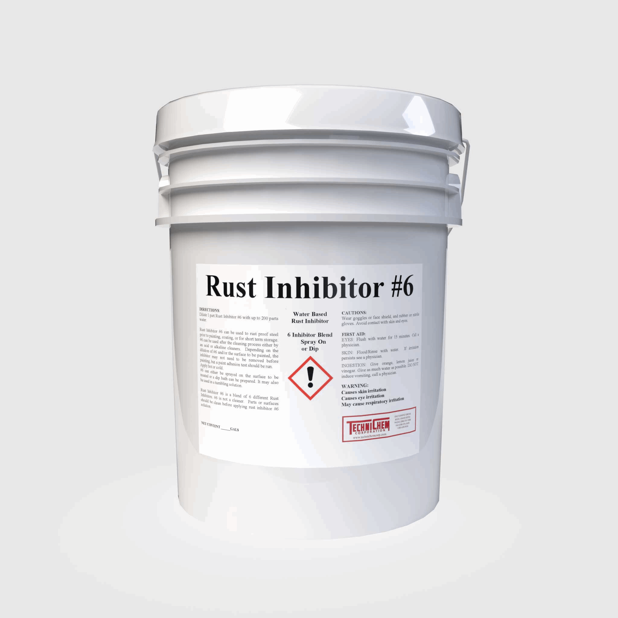Rust Inhibitor #6 Water-Based Rust Protection — TECHNICHEM