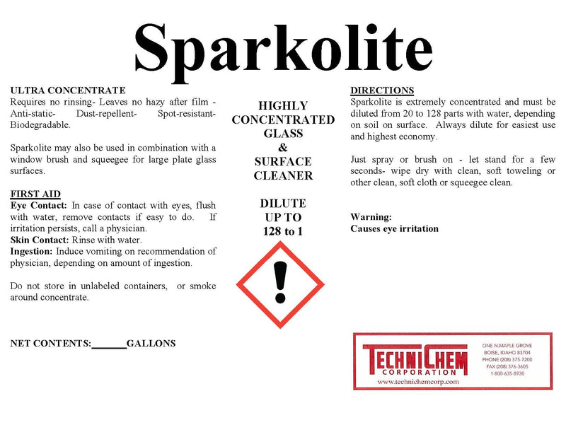 SPARKOLITE, Limpiacristales Concentrado