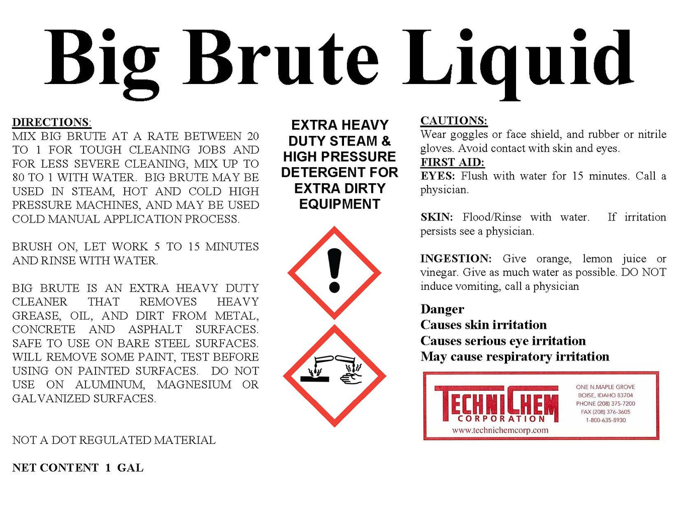 Pressure & Steam Wash Products