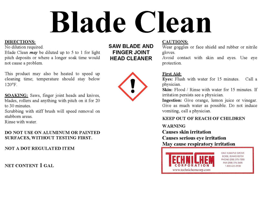 BLADE CLEAN, limpiador de hojas de sierra