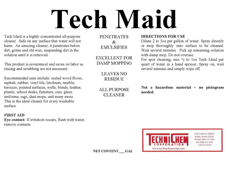 TECH MAID, limpiador de pisos